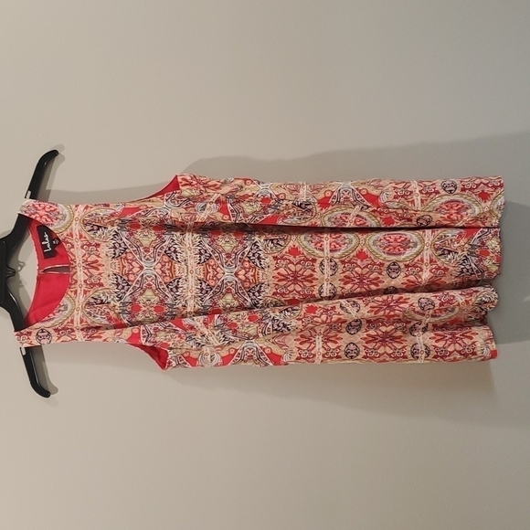 Lulus  Major Red Print Swing mini Dress sz M - Picture 4 of 12